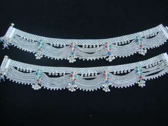 Payal/ Anklets - Radha Jewellers - Cuttack Silver Filigree Shop