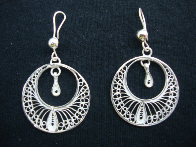 Ear rings - Radha Jewellers - Cuttack Silver Filigree Shop