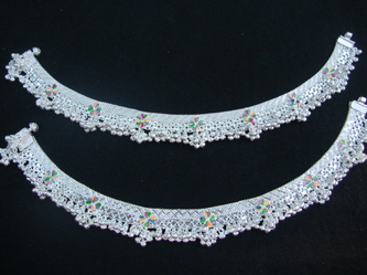 Payal/ Anklets - Radha Jewellers - Cuttack Silver Filigree Shop
